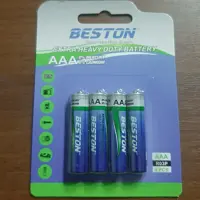 باتری 4 تایی  نیم قلمی کارتی بستون extra heavy duty