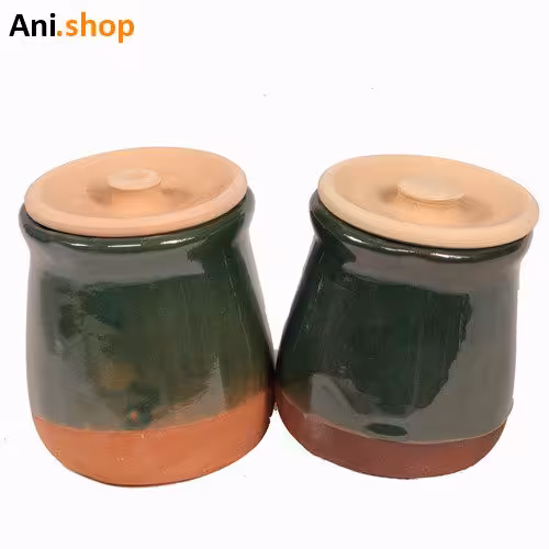 ظرف دیزی سفالی 2 عددی کد 725