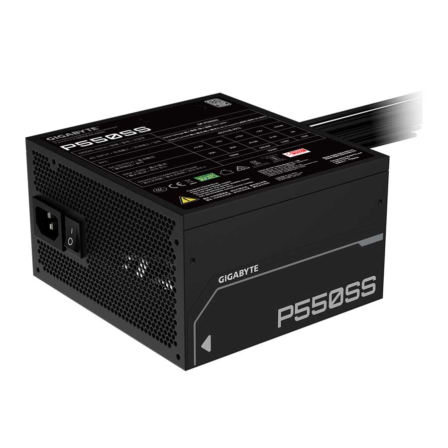 قیمت و خرید پاور کامپیوتر 550 وات گیگابایت مدل P550SS SILVER | یاس ارتباط