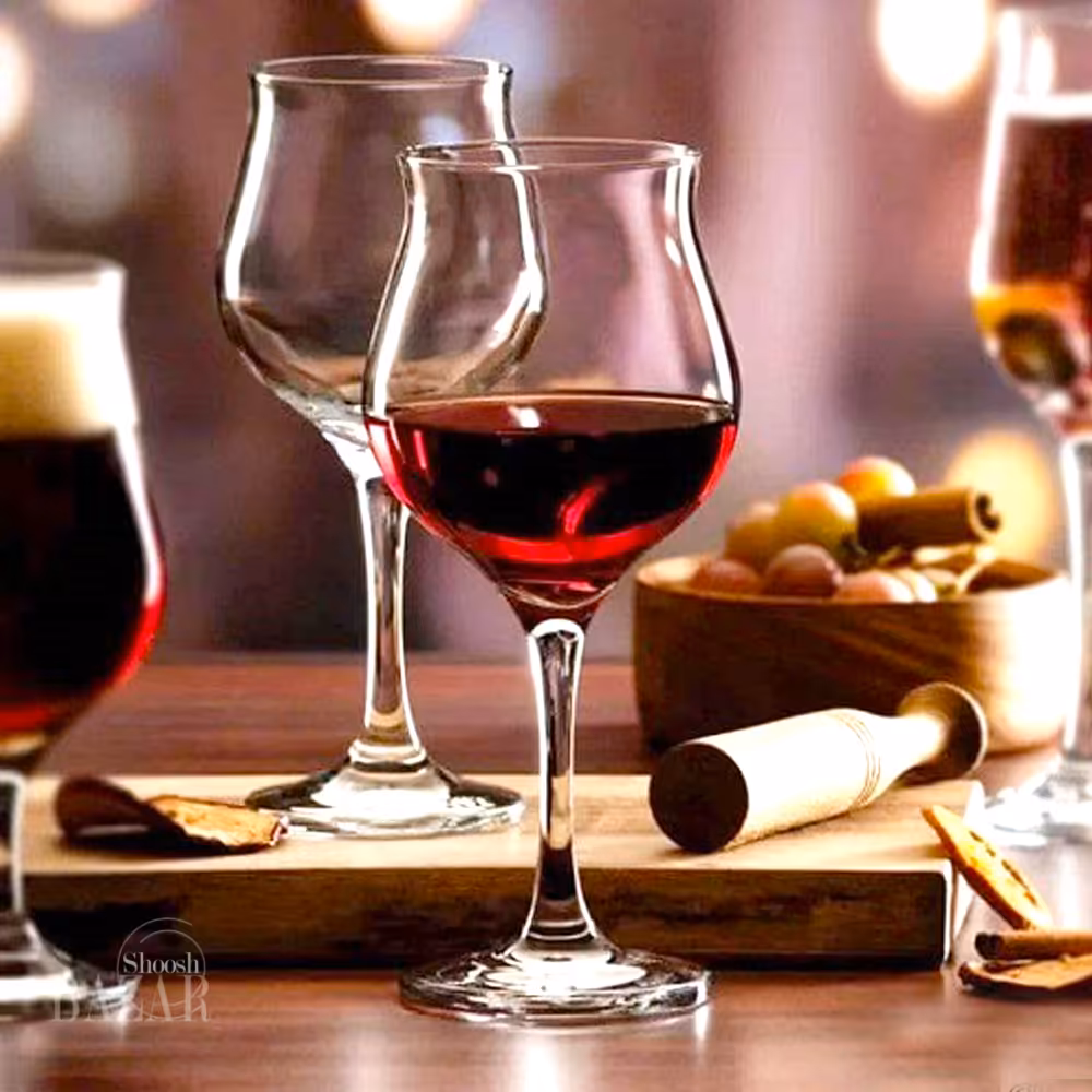 گیلاس 475 سی سی پاشاباغچه مدل wavy کد 440278