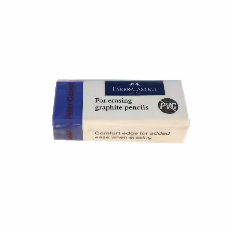 پاک کن فابر کاستل Faber-Castell آبی کوچک مدل pvc-free