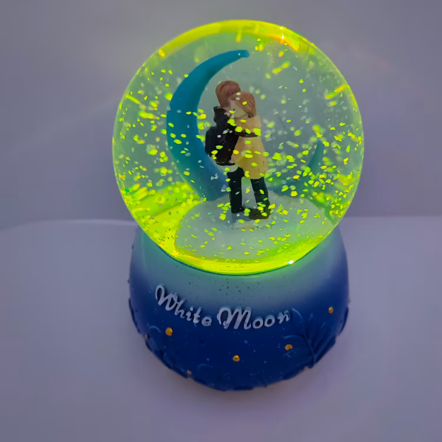 گوی پمپی بزرگ  طرح ماه (نور، پمپ، موزیک) 