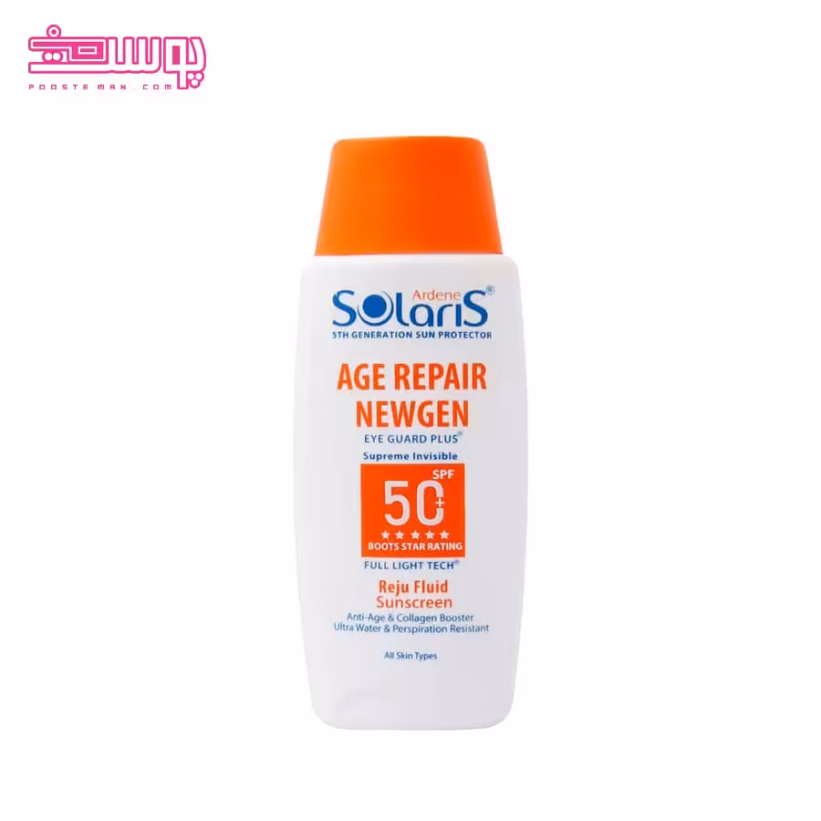 ضد آفتاب و ضد چروک آردن سولاریس SPF 50 حجم 100ml