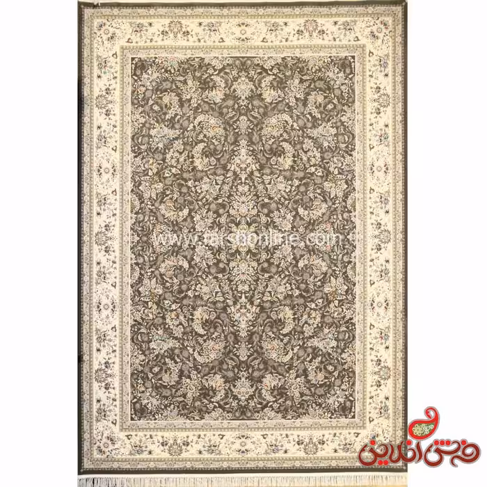 فرش زمرد مشهد برجسته طرح 37001 الماسی