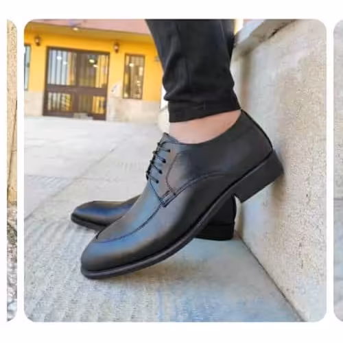 کفش تمام چرم کلاسیک ساعتی