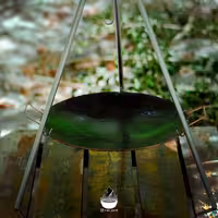 ساج متوسط چدنی اصل سایز 44  مناسب برای پخت نان در  منزل، پخت نان در تفریحات بیرون شهر