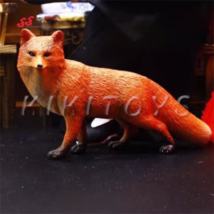 فیگور حیوانات روباه قرمز fiqure of fox 127-750