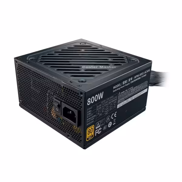 منبع تغذیه کامپیوتر کولر مستر مدل G800 GOLD