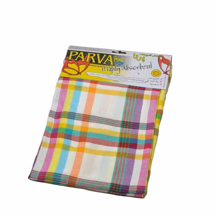 دستمال نخی حوله ای 2 عددی پروا