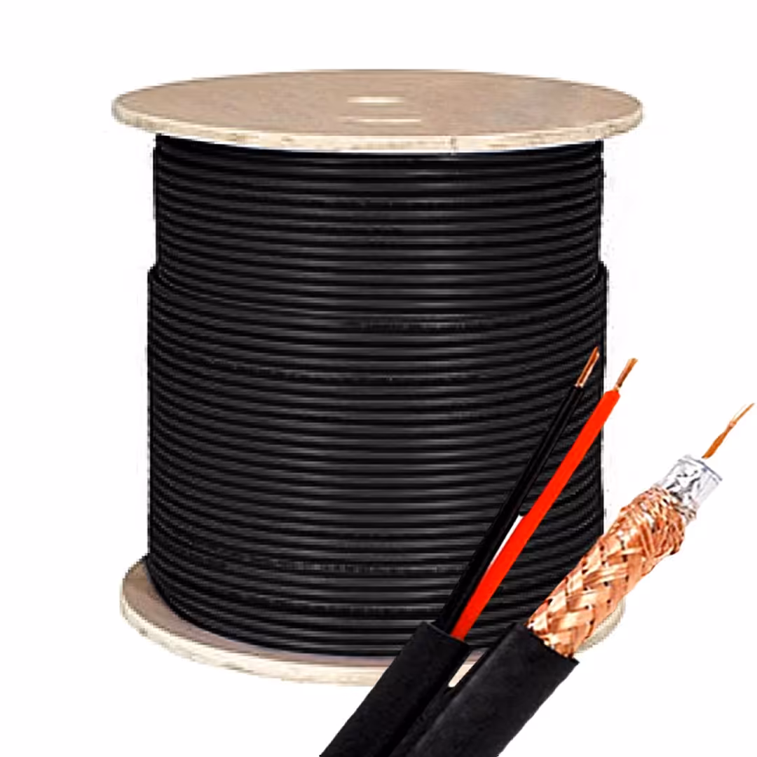 کابل ترکیبی دوربین مداربسته RG59 صد متری 