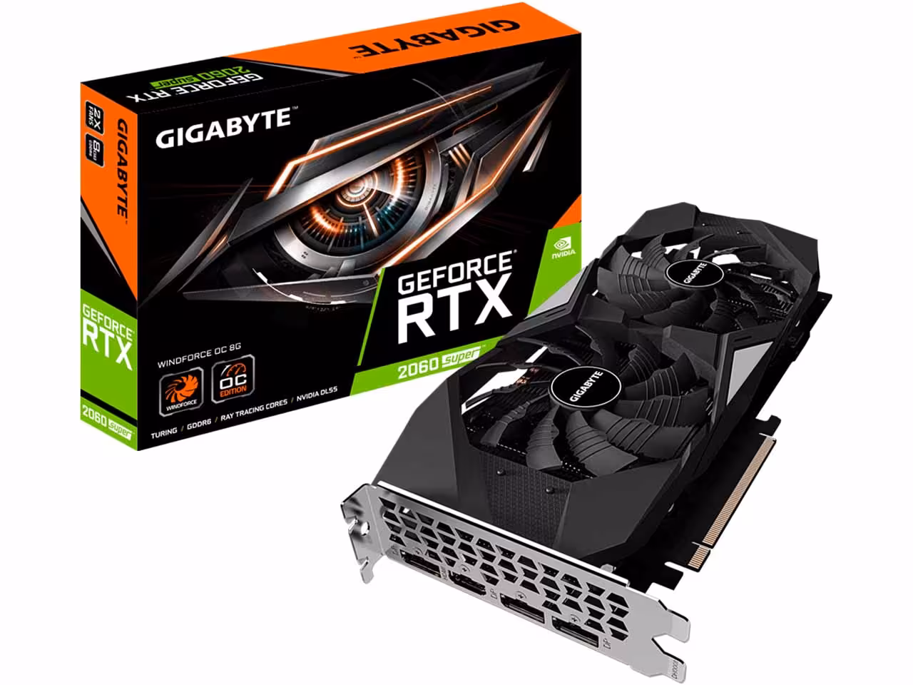 کارت گرافیک گیگابایت GIGABYTE Graphics Card GeForce RTX 2060 SUPER WINDFORCE OC 8G