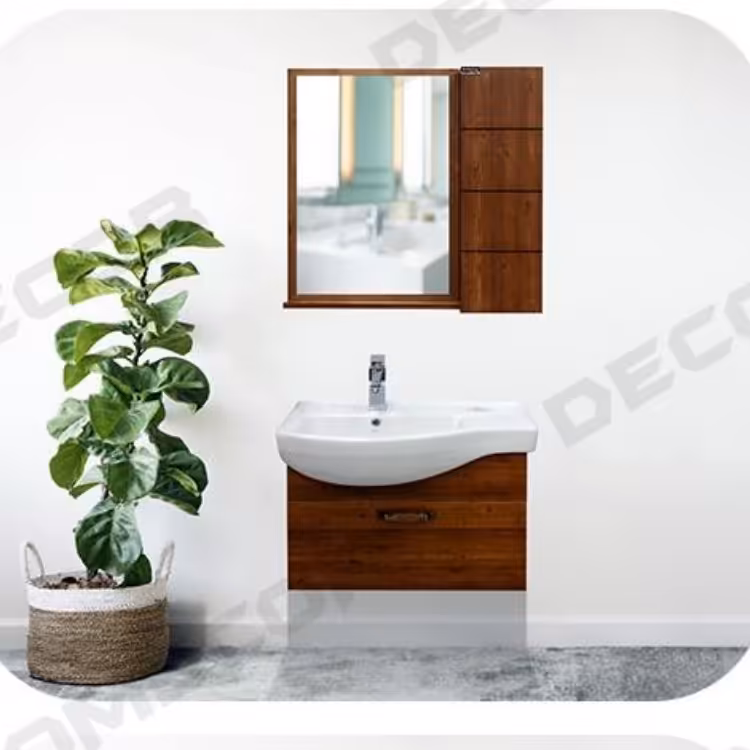 روشویی کابینتی مدل شیا ابعاد 40 در 60 تمام پی وی سی ارسال به سراسر ایران