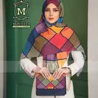 ست روسری یا شال و کیف پاسپورتی برند مونتلا-  ارسال به سراسر کشور