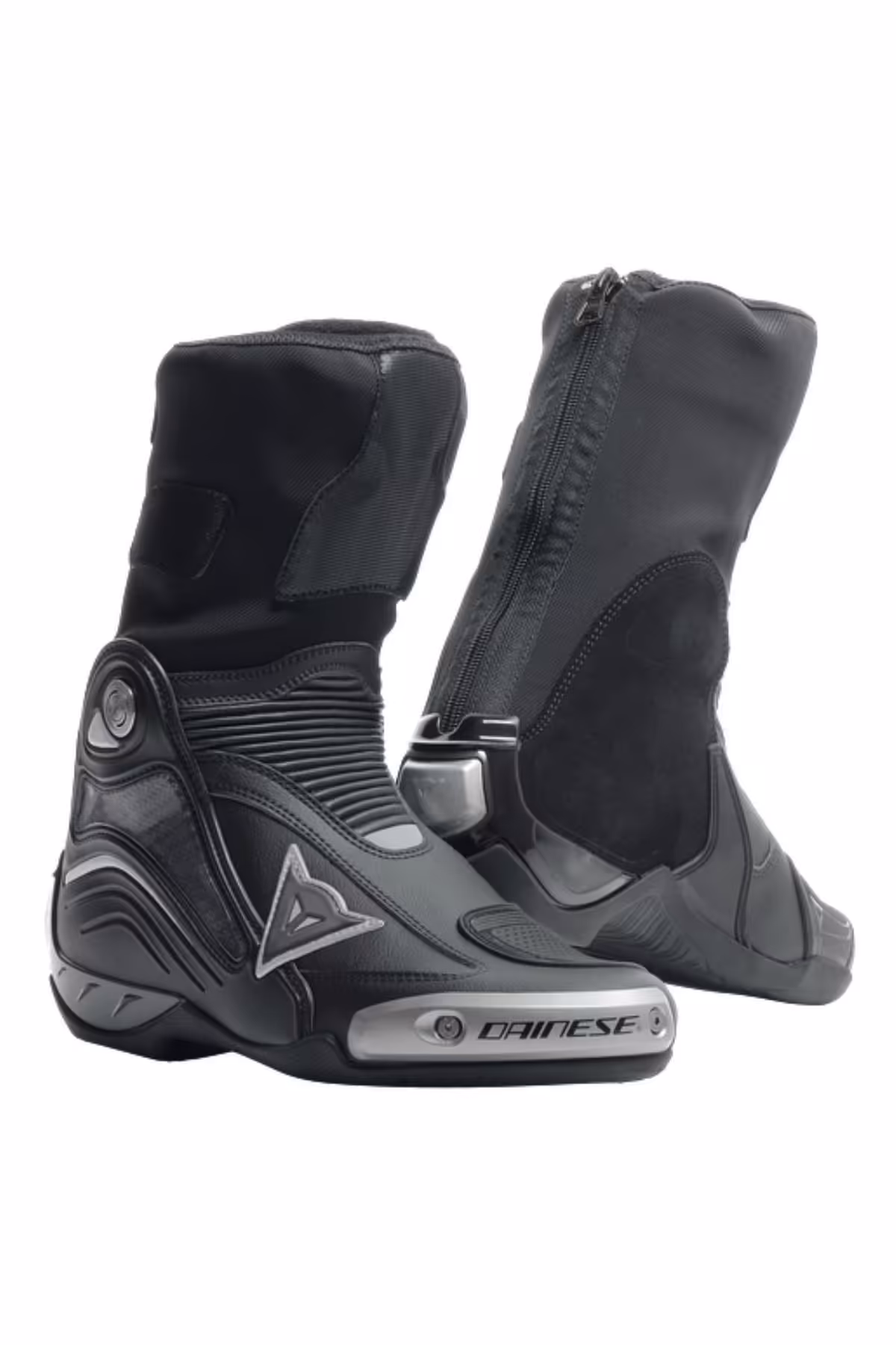 کفش و بوت موتورسیکلت خاکستری مردانه زنانه موتور محوری D1 پوتین مشکی داینس Dainese