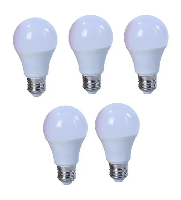 لامپ ال ای دی 15 وات مدل حبابی پایه E27 بسته 5 عددی