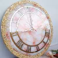 ساعت دیواری رزینی قطر 60 سانت (پس کرایه)
