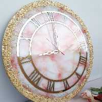 ساعت دیواری رزینی قطر 60 سانت (پس کرایه)