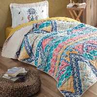 روتختی کودک پنبه دوزی ترک برند کلسی (Clasy) مدل Boho تک نفره 2 تکه