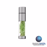 فلش مموری فانتزی دایا دیتاطرح سواروفسکی مدلCR1001-5 ظرفیت 64GB -USB2 رنگ سبز