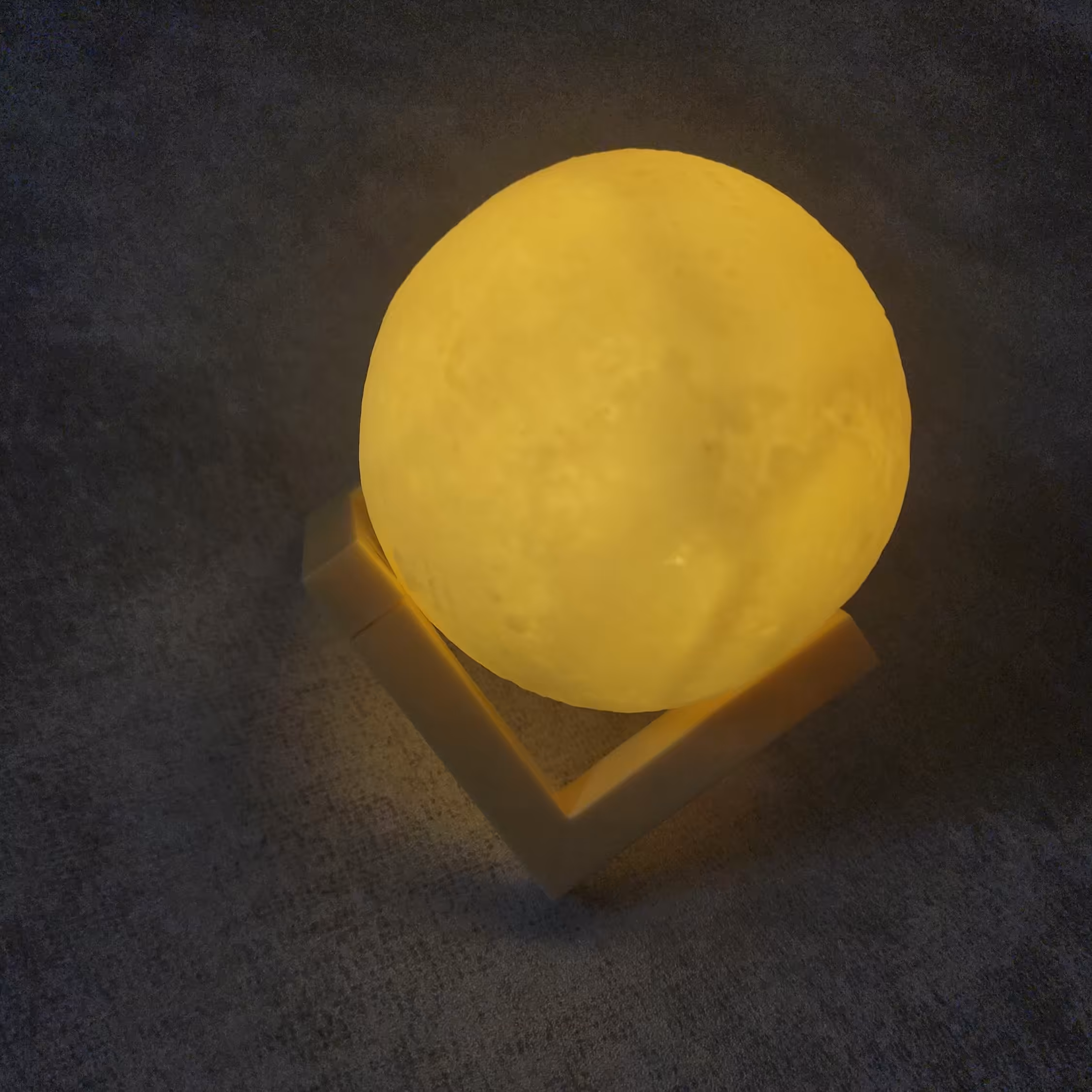 چراغ خواب کره ماه آفتابی قطر 8 سانت 