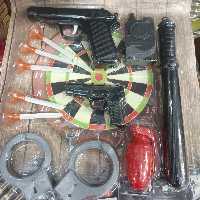 تفنگ اسباب بازی ورقه ای پسرانه 