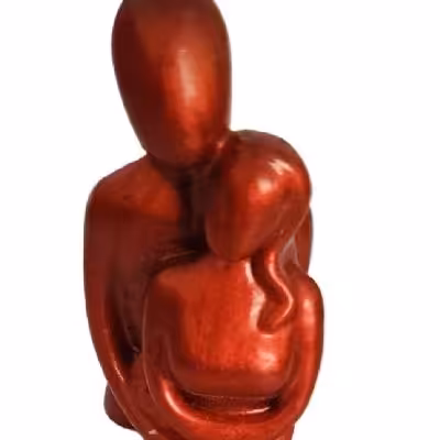 دکوری زوج عاشق رزینی دستساز