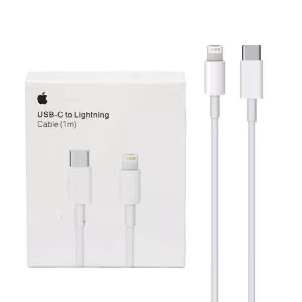 کابل تبدیل USB-C به لایتنینگ اپل طول 1 متر اورجینال اپل Apple USB-C To Lightning Cable