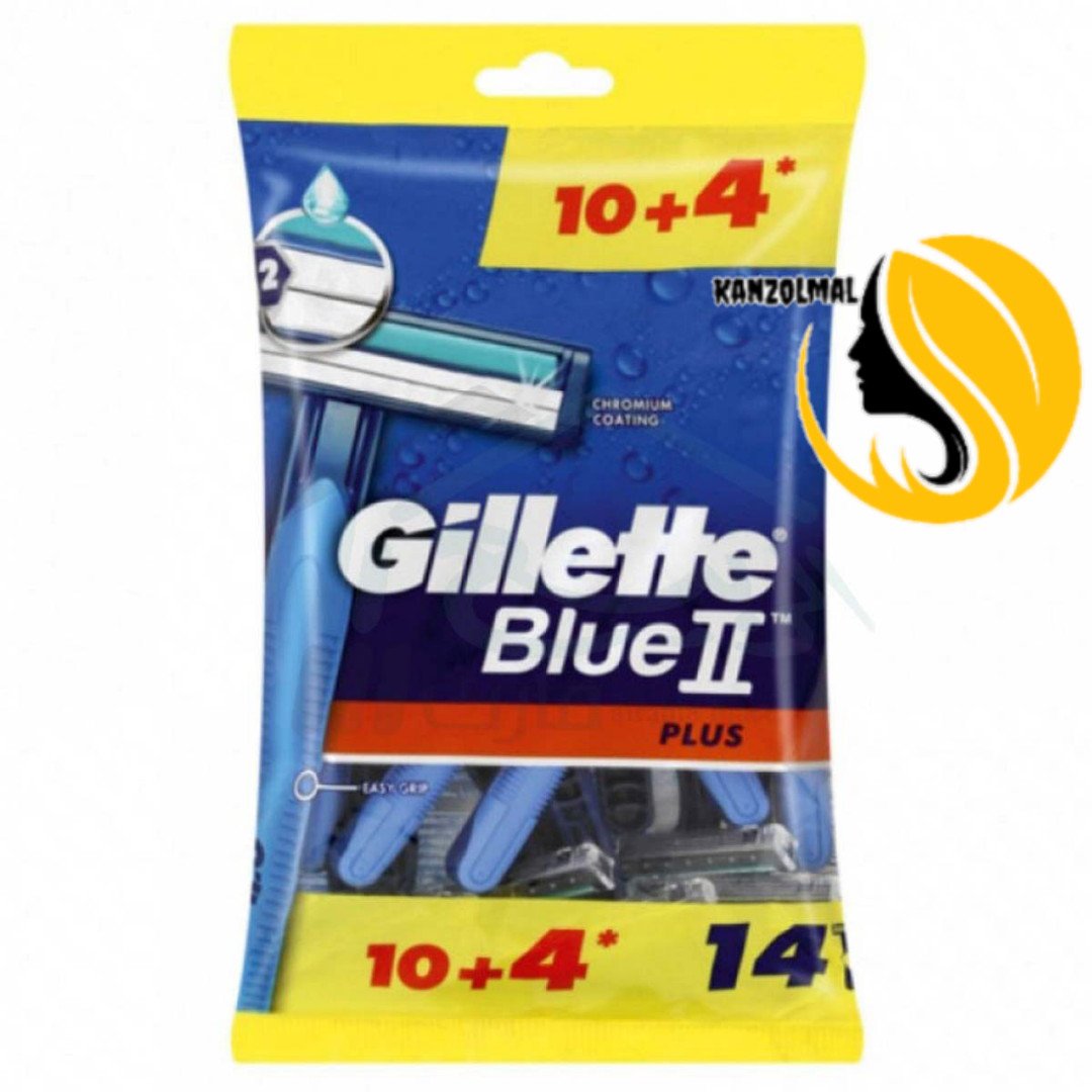 ژیلت دولبه مارک ژیلت blue2  (ژیلت بلو تو) 14تایی