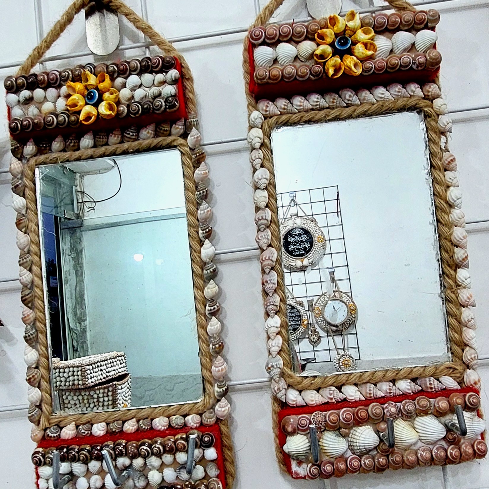 جا کلیدی آینه دار صدفی