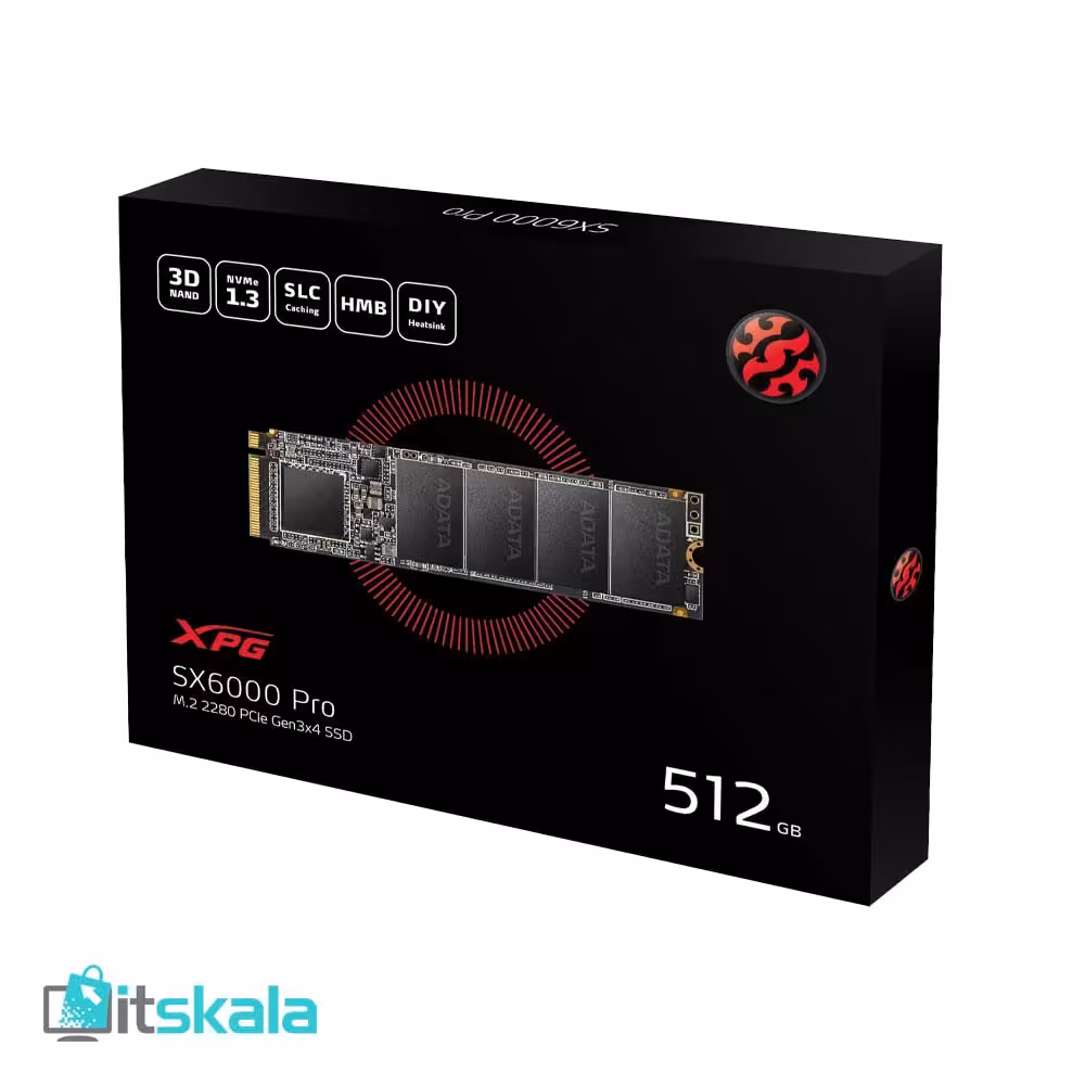 قیمت و خرید حافظه SSD ای دیتا مدل XPG SX6000 Pro PCIe NVMe M.2 1TB | ITSKALA