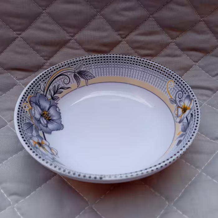 کاسه ماست خوری ملامین(پیاله ماست خوری ) صنایع تولیدی شیرکوه ملامین یزد کد754 دارای استانداردتعداد یک عددی مواد درجه یک 