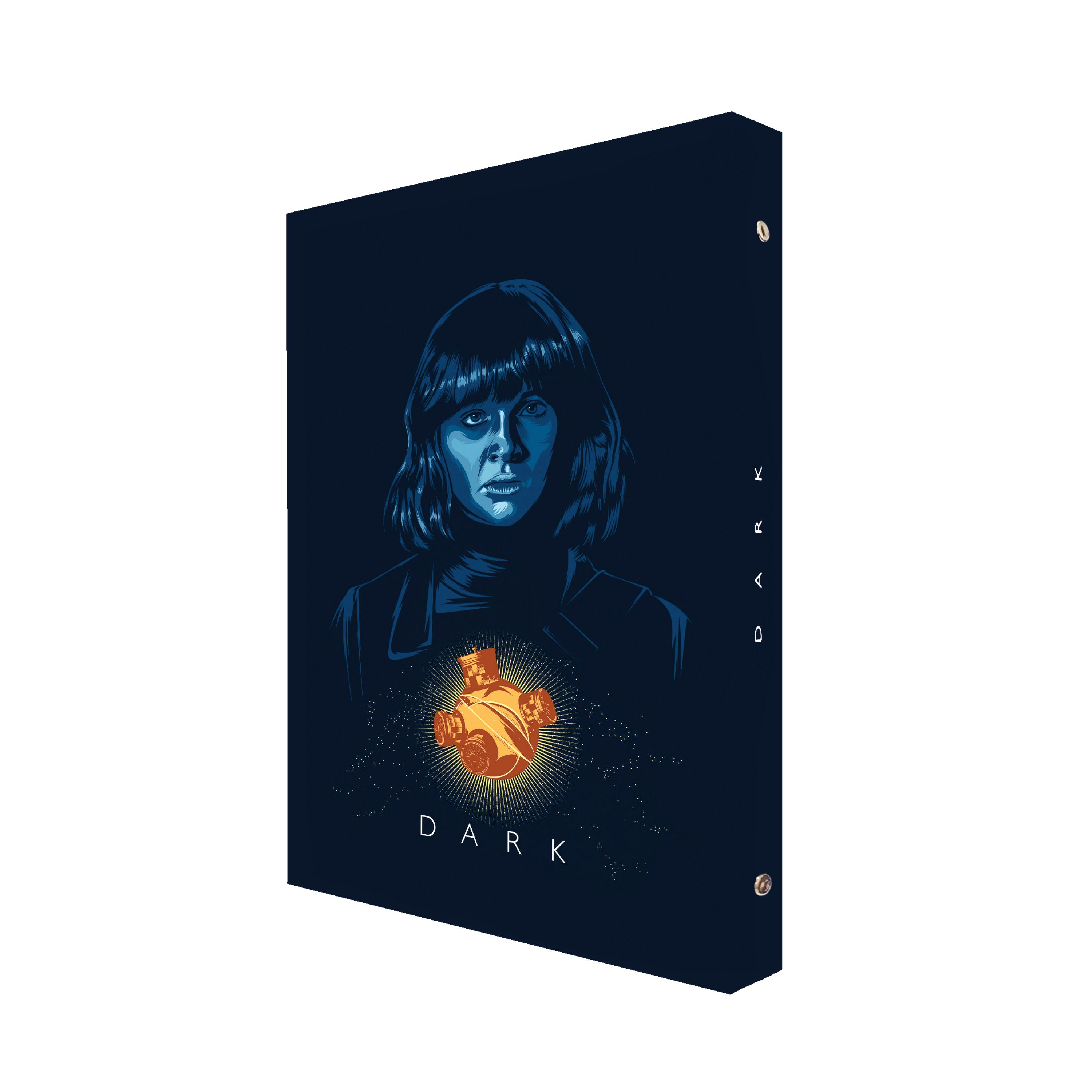 دفتر کلاسوری 100 برگ پدیده نقش مدل فیلم و سریال طرح دارک Dark کد 03