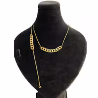 نیم ست ظریف طرح کارتیر دستبند و گردنبند