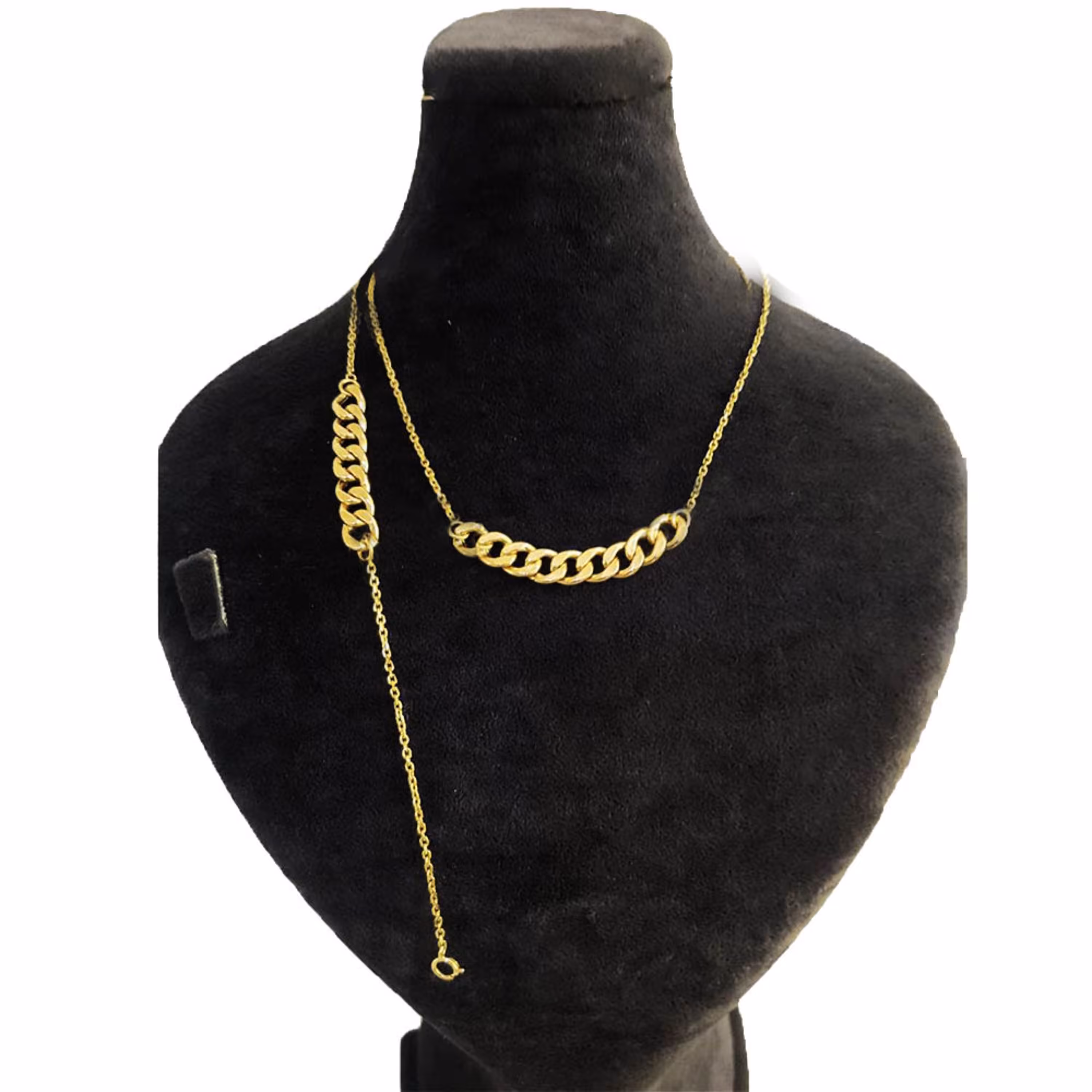 نیم ست ظریف طرح کارتیر دستبند و گردنبند