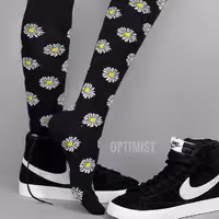 جوراب زیرزانو بابونه نخ پنبه فری سایز