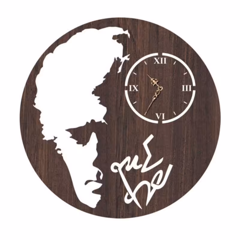 ساعت دیواری مهدی یار طرح شاملو