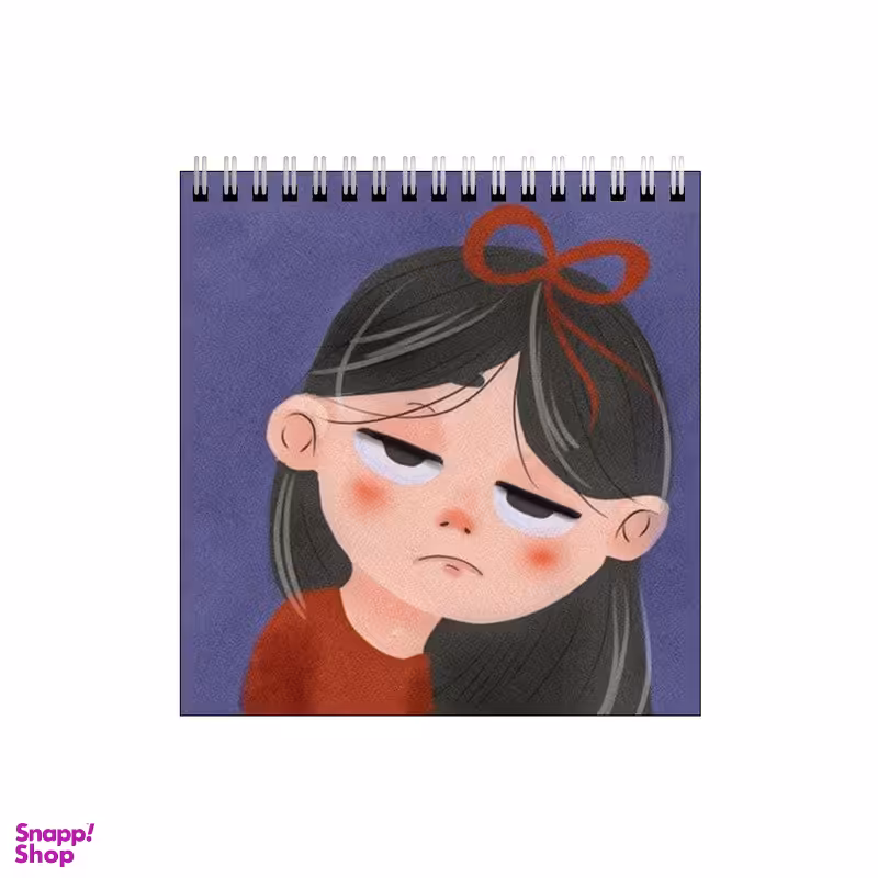 دفتر طراحی بامبیلیپ طرح دختر دلخور کد 0919122