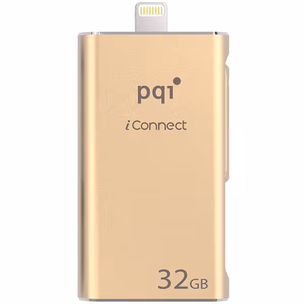 پی کیو آی آی کانکت او تی جی 32 گیگابایت - طلایی - Hiapple.ir
