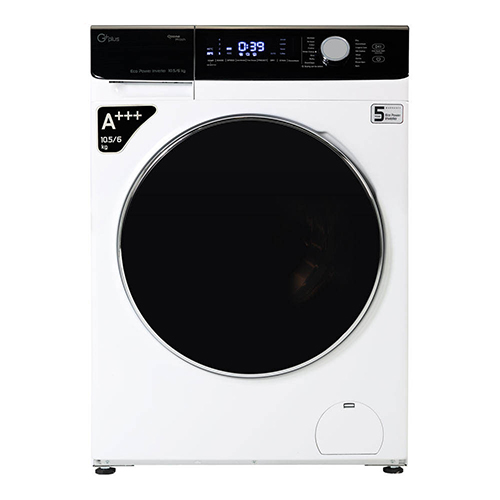 ماشین لباسشویی جی پلاس مدل GWM-KD1048W ظرفیت 105 کیلوگرم