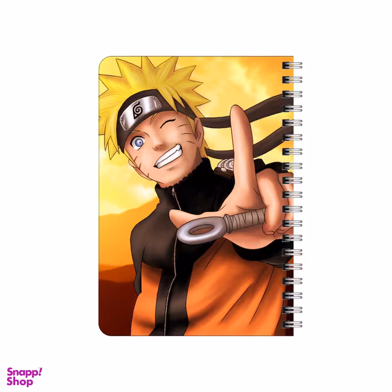 دفترچه یادداشت 80 برگ بامبیلیپ مدل چوبی طرح انیمه ناراتو کد 0743051