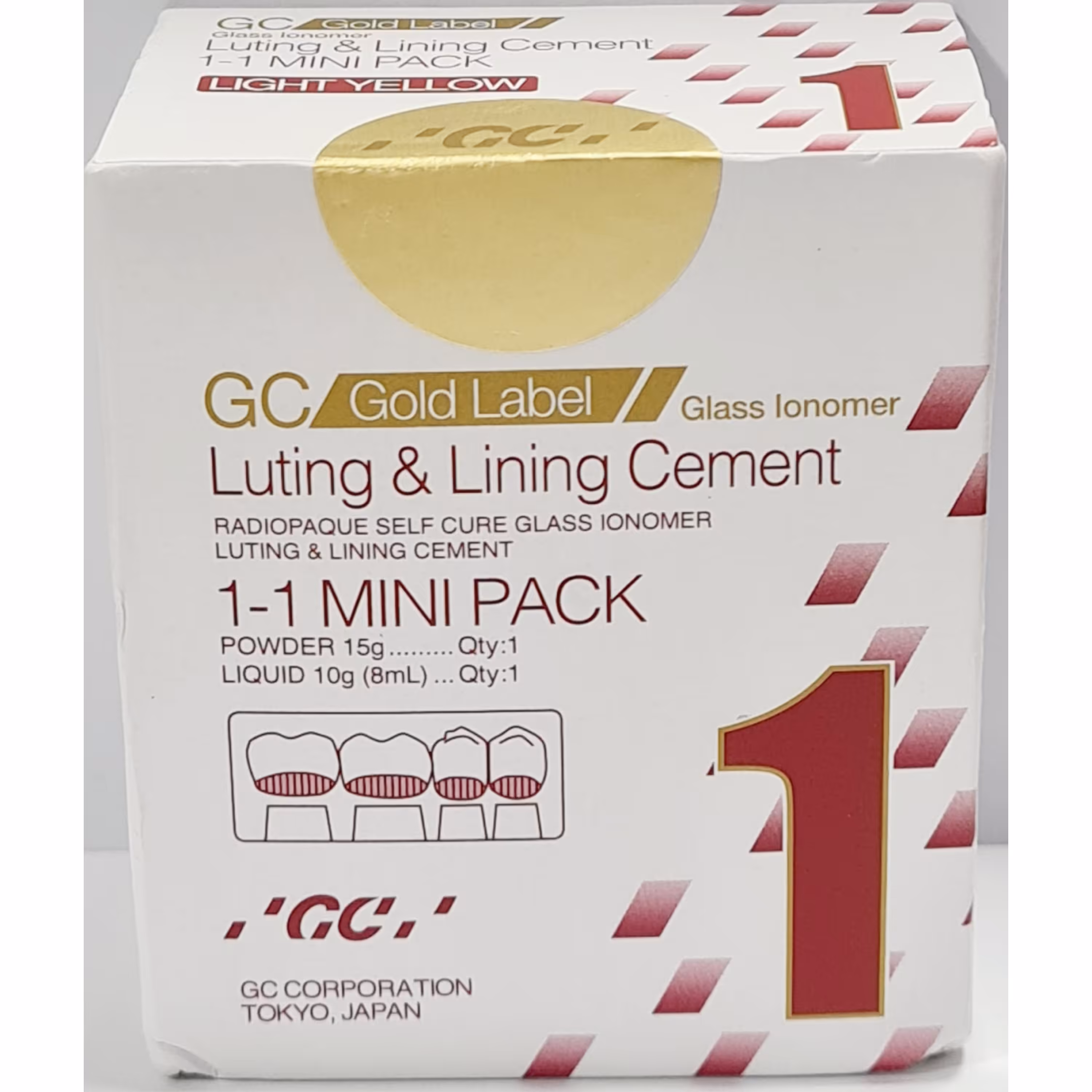 گلاس آینومر لوتینگ مدل GC 1 جی سی