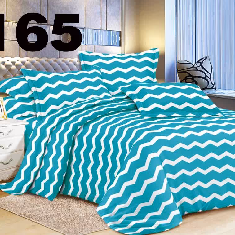 رو تختی دو نفره 6 تیکه پلی استر پیگمنت کد 165