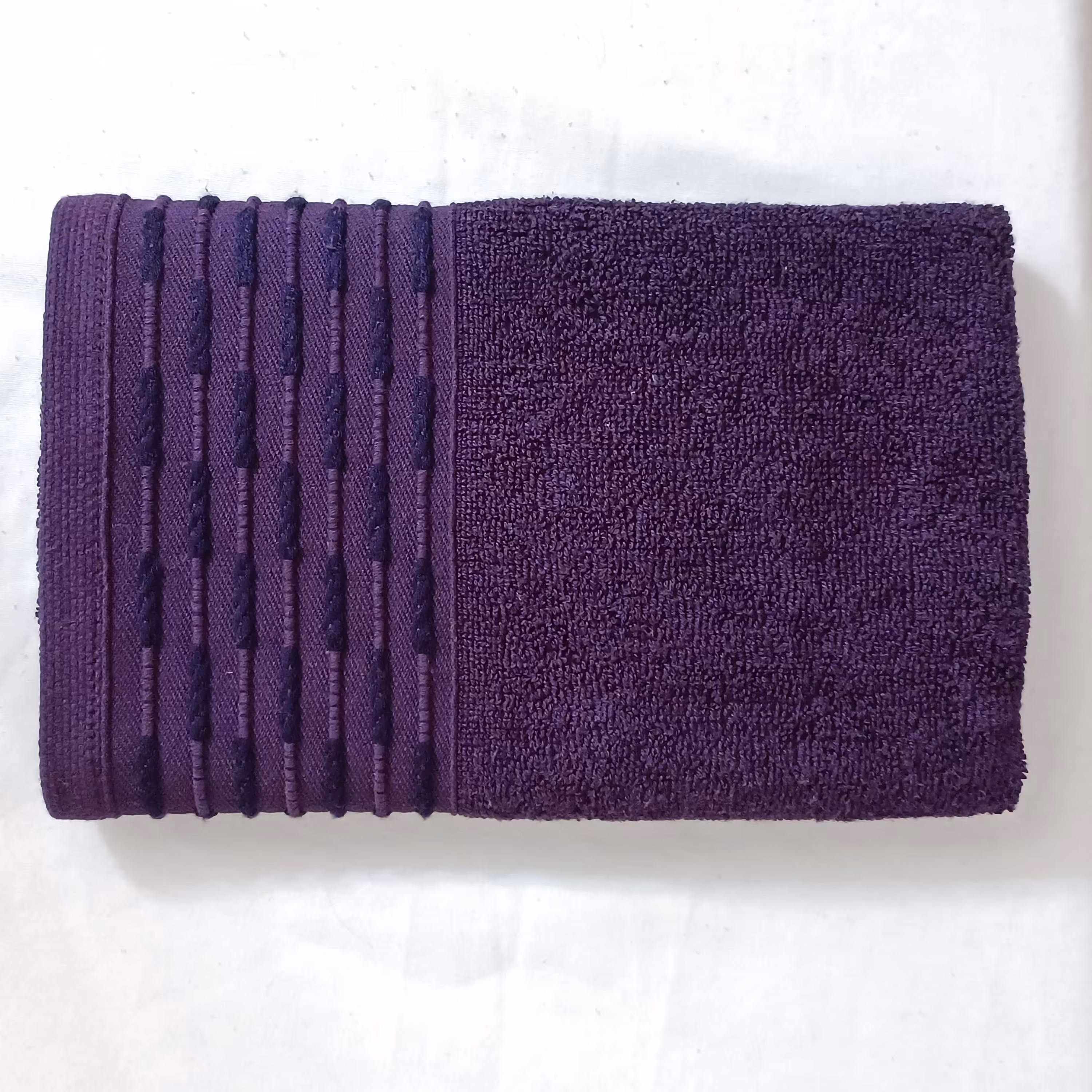 حوله دستی بهباف آذر مدل گیسو سایز 40 در 78 کد 02