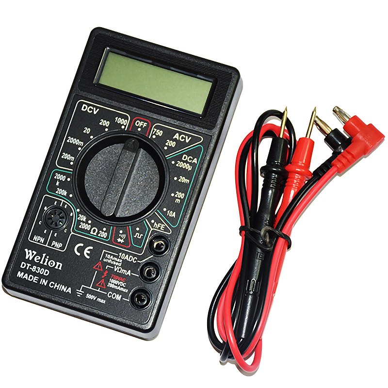 مولتی متر دیجیتالی DT-830D (اصلی) اهم متر