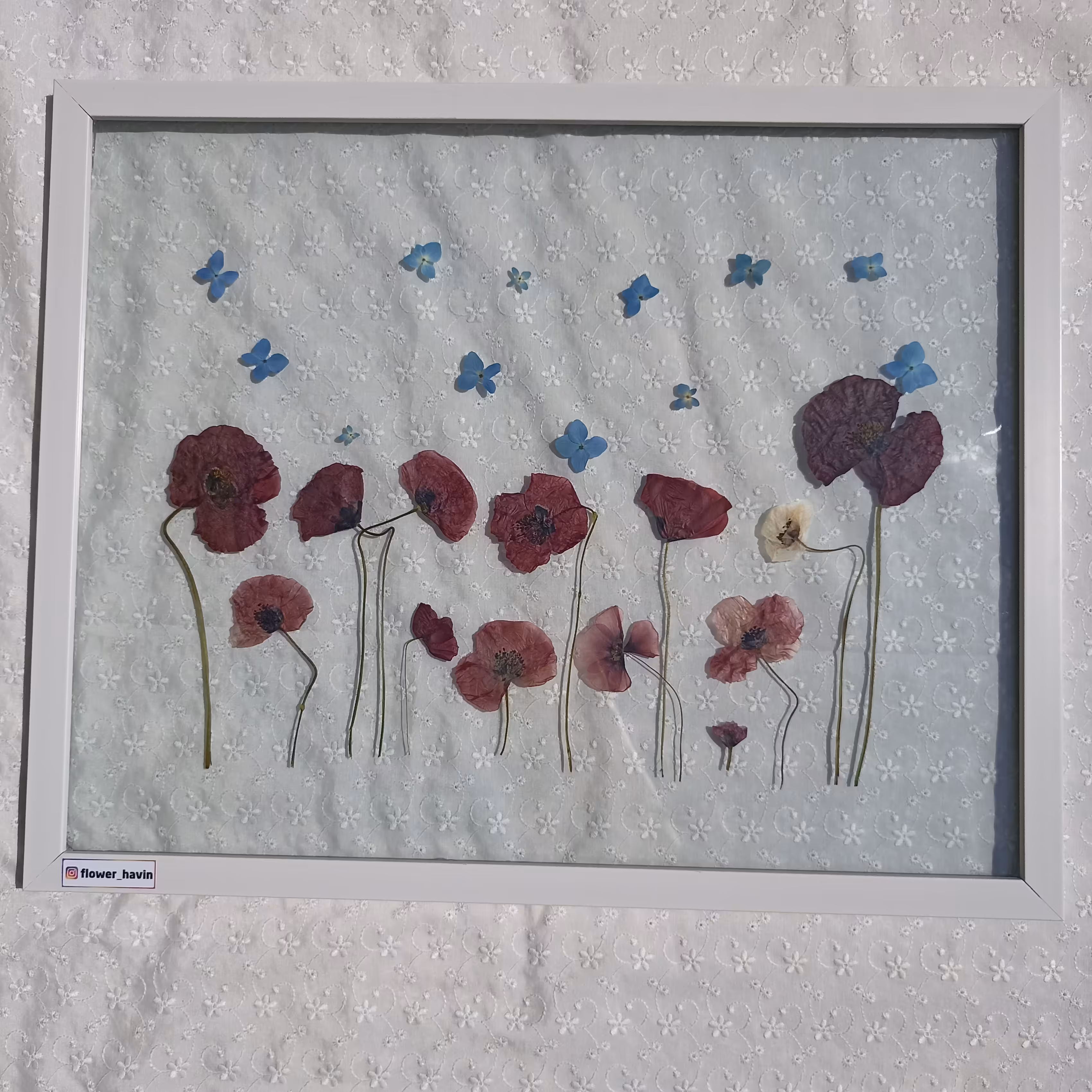 تابلو گل خشک دکوراتیو