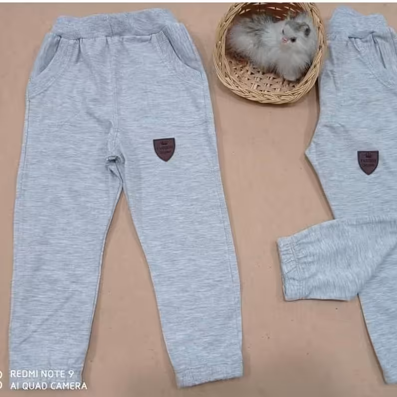 شلوار دخترانه و پسرانه    جنس ملانژ عالی   سایزبندی قد 60 و قد 70