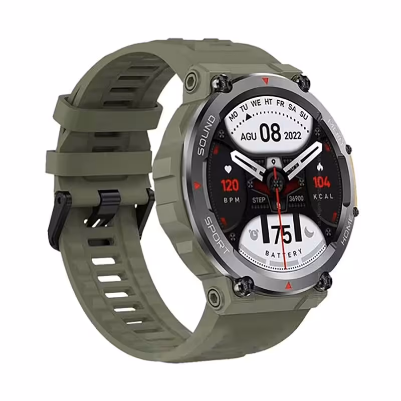 ساعت هوشمند گرین لاین مدل ADVENTURE GNADSW رنگ سبز و مشکی و سفید