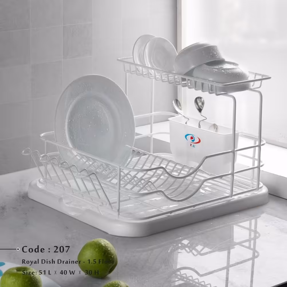 جاظرفی ابچکان رومیزی یک و نیم طبقه مدل رویال غرفه نارنجی