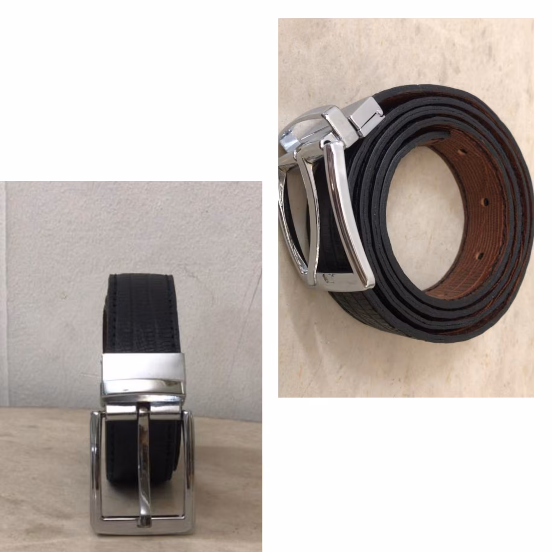 کمربند چرمی با سگگ  چرخشی