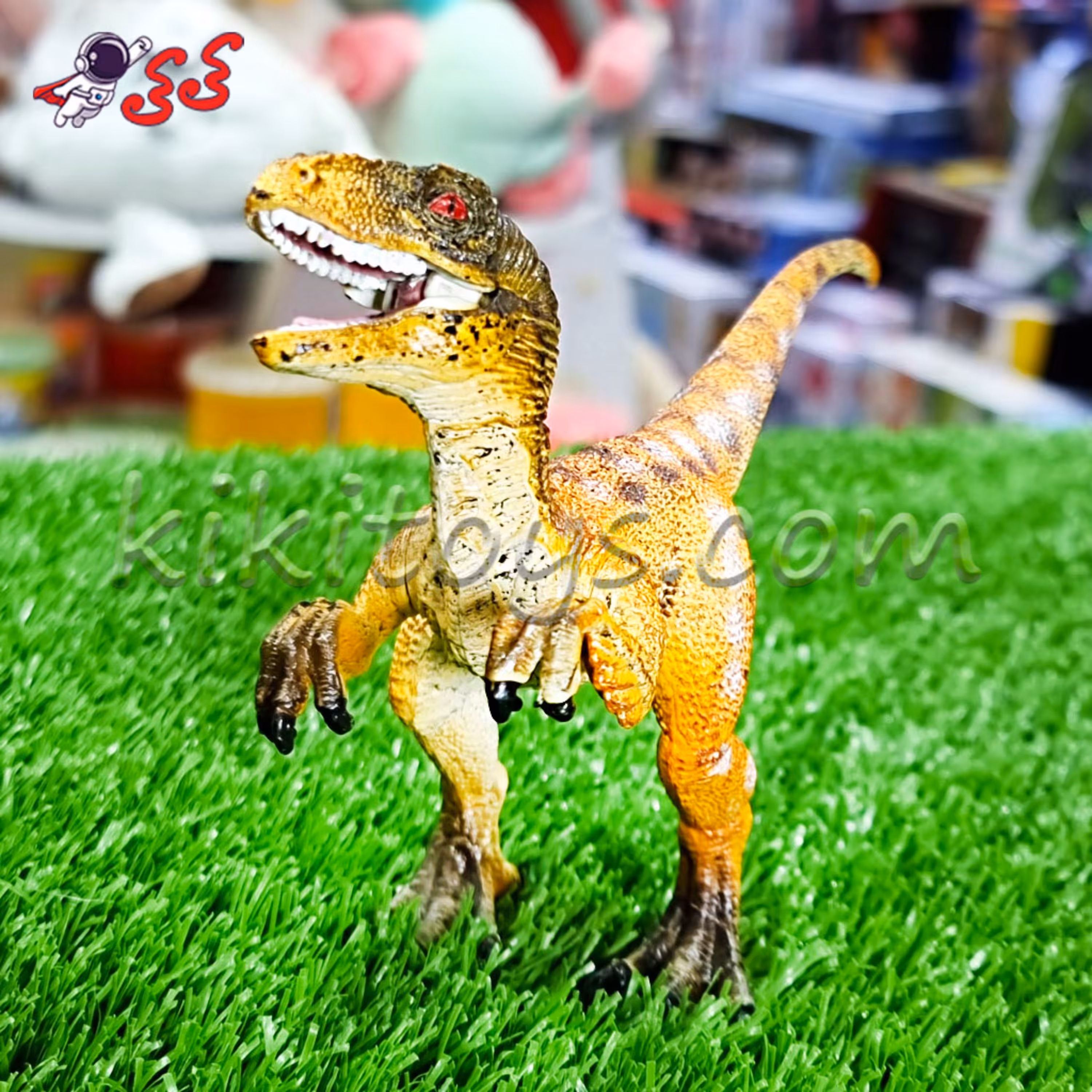 فیگور دایناسور ولاسیراپتور قهو ای Velociraptor 5007-1